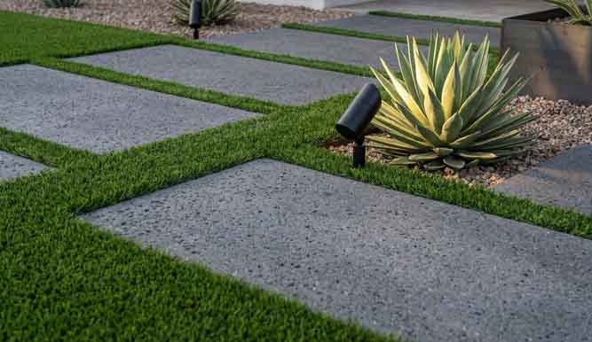 High-end desert landscaping